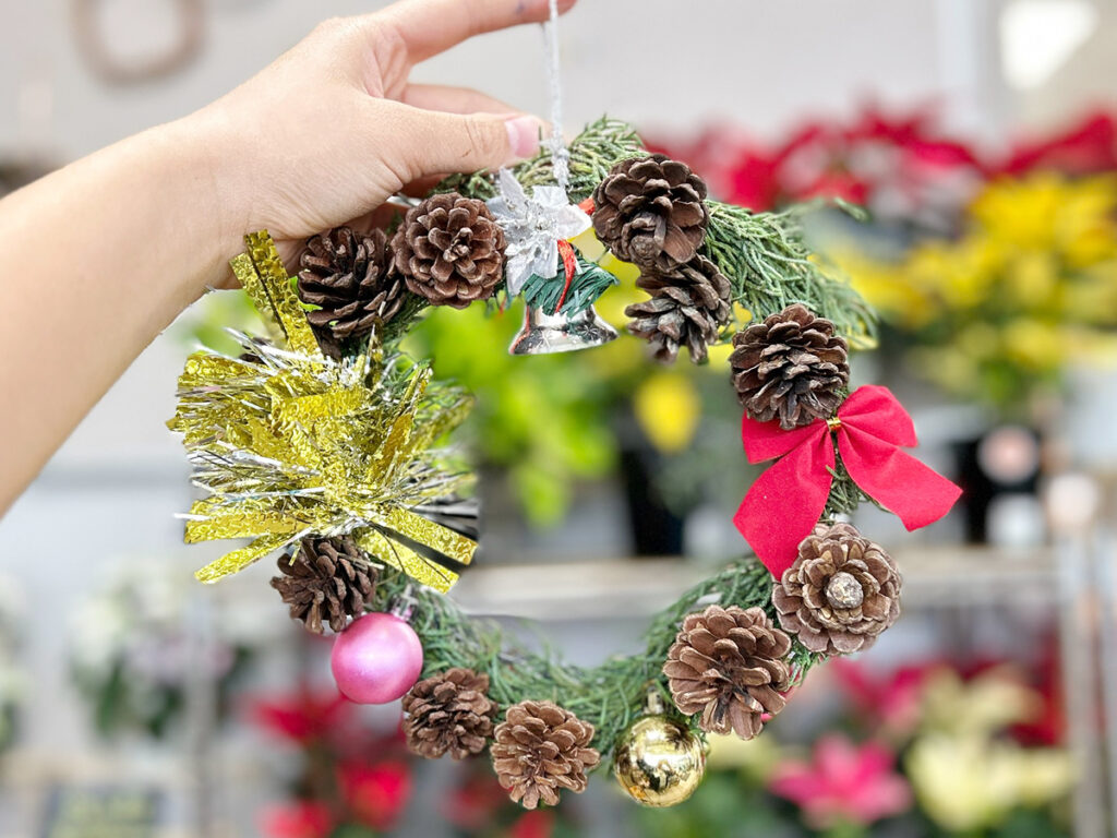 親子教室 クリスマスリース