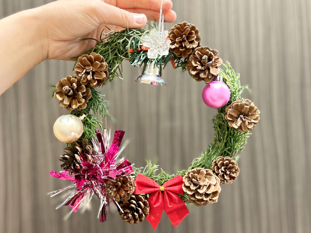 親子教室 クリスマスリース