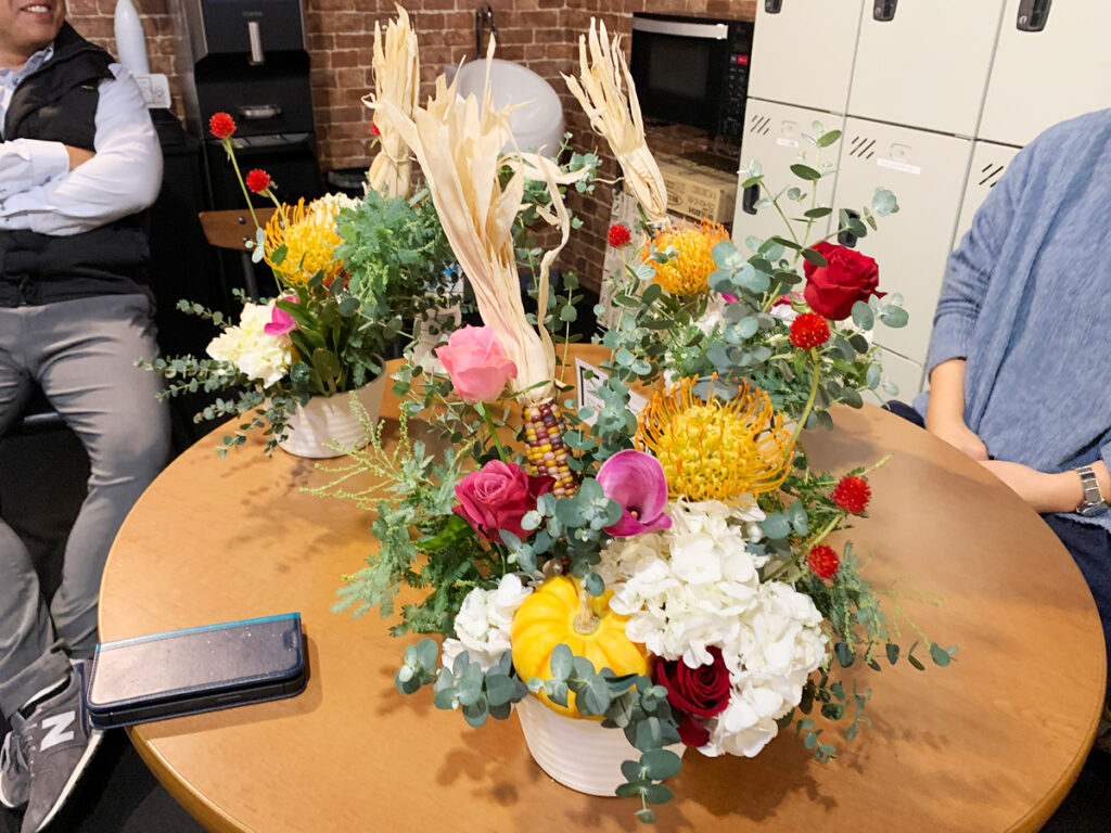 ビジネス向けフラワーアレンジメント教室