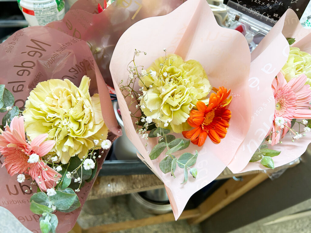 母の日のミニブーケ