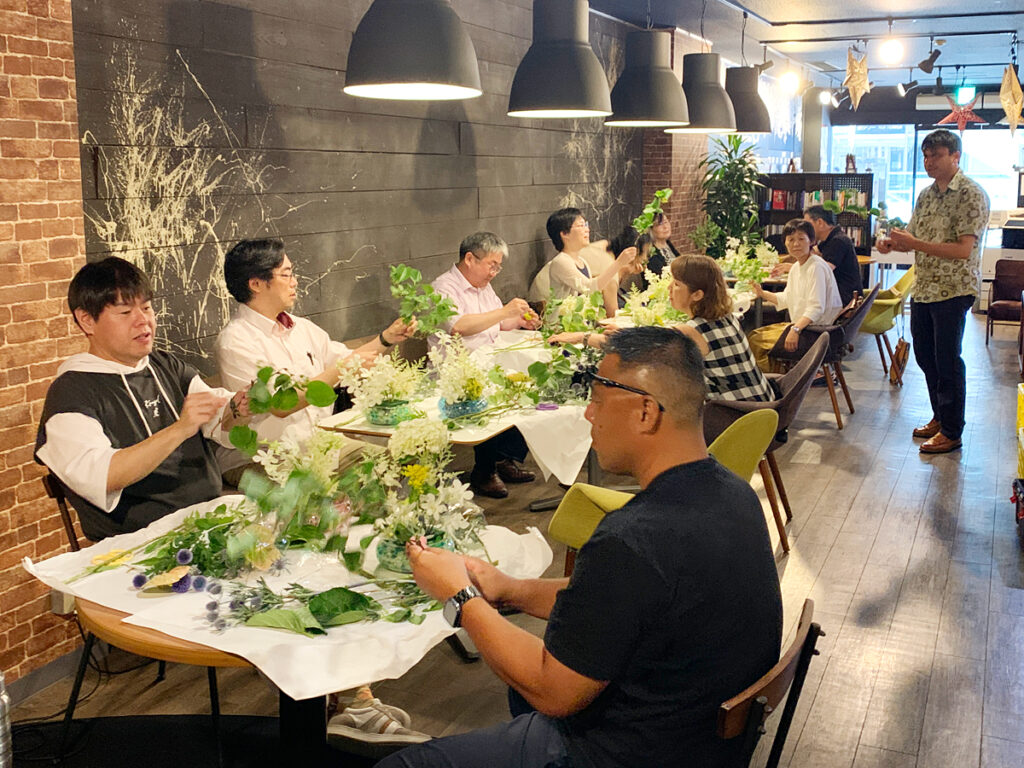 ビジネス向けフラワーアレンジメント教室