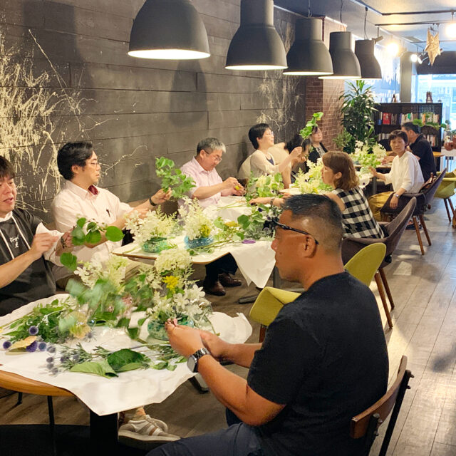 ビジネス向けフラワーアレンジメント教室