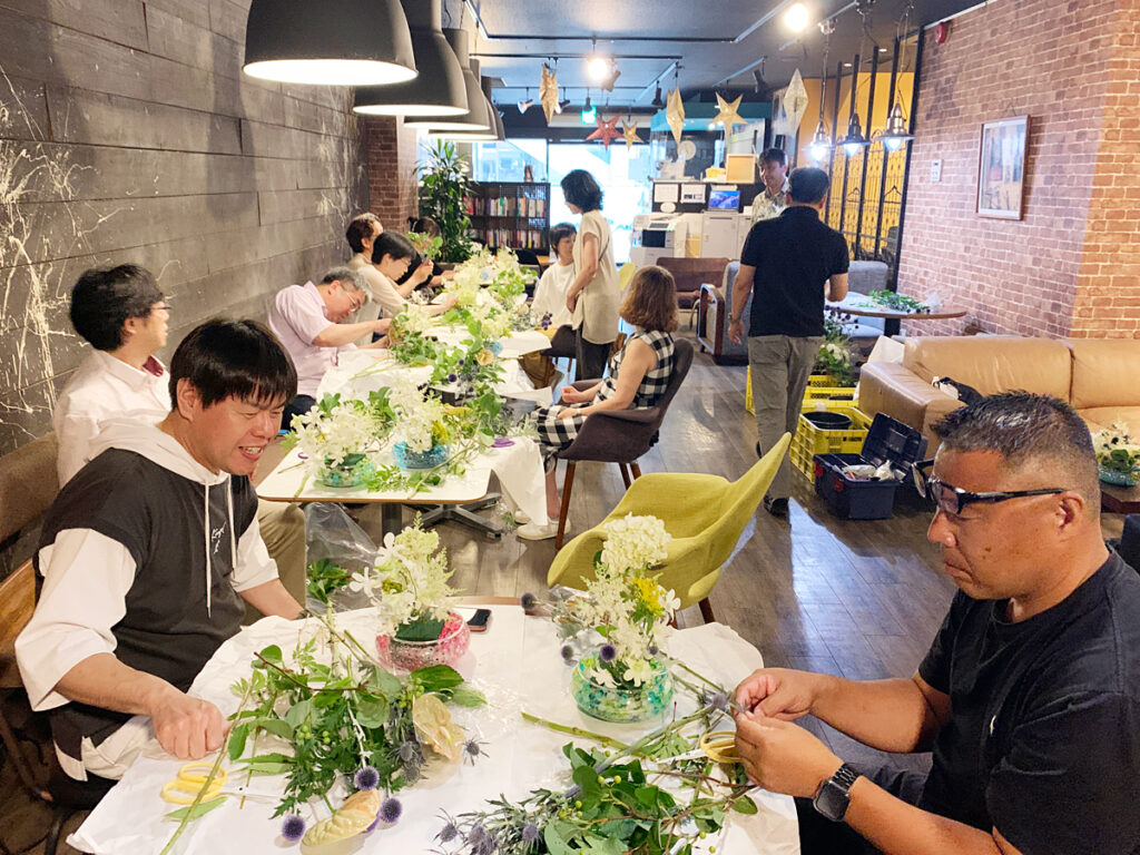 ビジネス向けフラワーアレンジメント教室