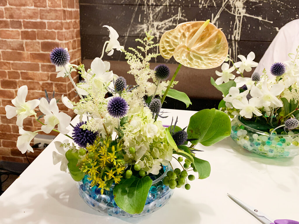 ビジネス向けフラワーアレンジメント教室