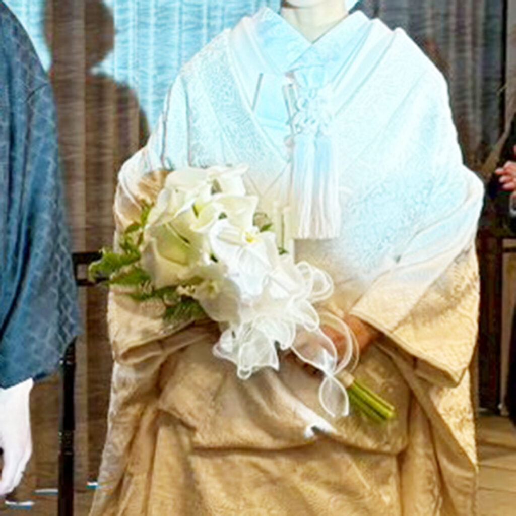 ウエディングブーケ：白無垢